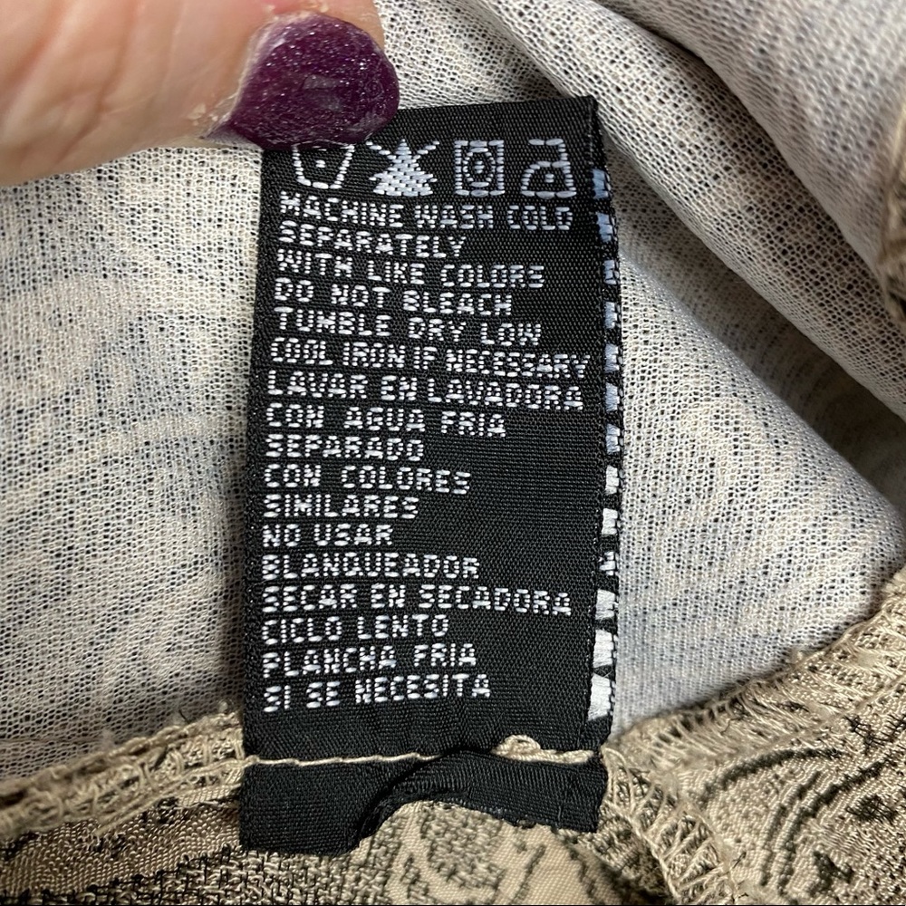 Perceptions Paisley Open Blazer Jacket - image 8